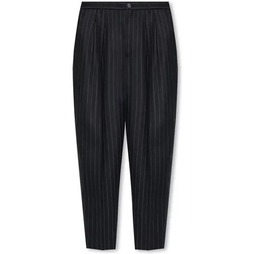 Pleat-front trousers , male, Sizes: L, M, S - Dolce & Gabbana - Modalova