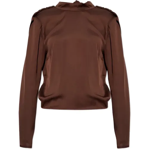 Blouses, female, , Size: L Top with tie - Rotate Birger Christensen - Modalova