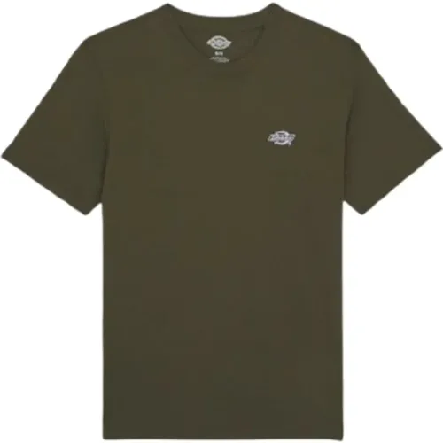Summerdale Short Sleeve T-Shirt (Military ) , male, Sizes: S, L, M, XL - Dickies - Modalova