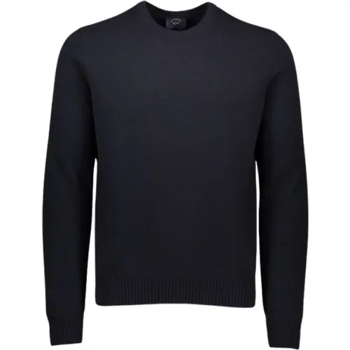 Pullover with round neckline , male, Sizes: 3XL, 2XL, S - PAUL & SHARK - Modalova