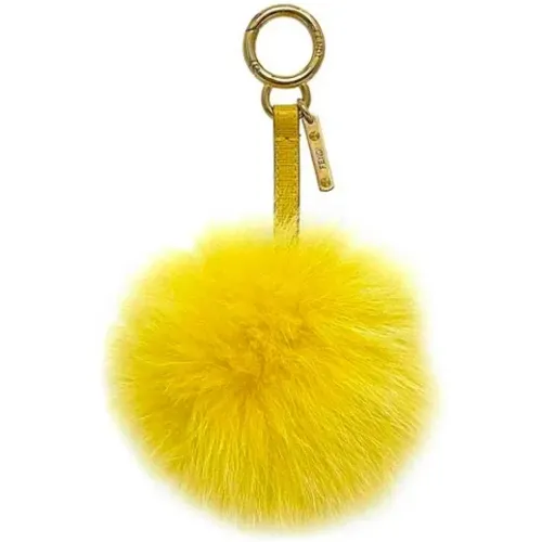 Pre-owned Accessories, female, , Size: ONE SIZE Pre-owned Fur key-holders - Fendi Vintage - Modalova