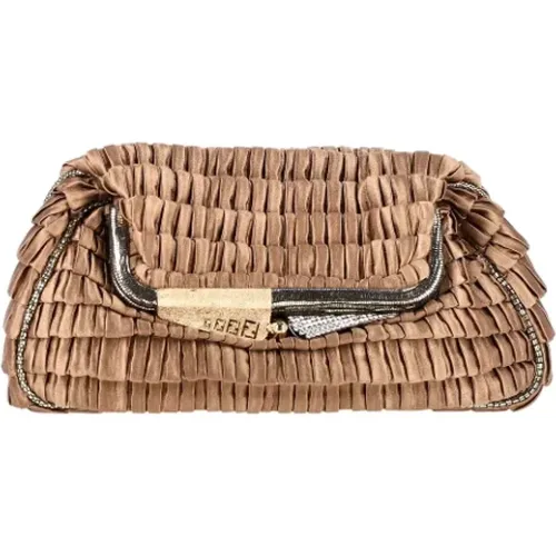 Pre-owned Clutches, female, , Size: ONE SIZE Pre-owned Fabric clutches - Fendi Vintage - Modalova