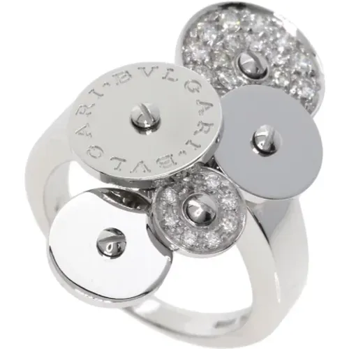 Pre-owned Jewellery, female, , Size: ONE SIZE Pre-owned Silver rings - Bvlgari Vintage - Modalova