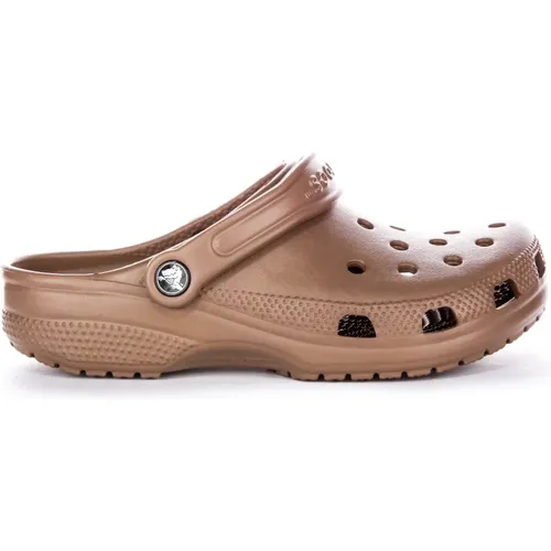 Latte Classic Clog , male, Sizes: 12 UK, 8 UK, 11 UK, 5 UK, 4 UK, 7 UK, 3 UK, 9 UK - Crocs - Modalova