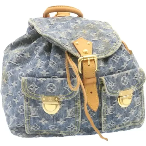 Pre-owned Canvas backpacks , female, Sizes: ONE SIZE - Louis Vuitton Vintage - Modalova