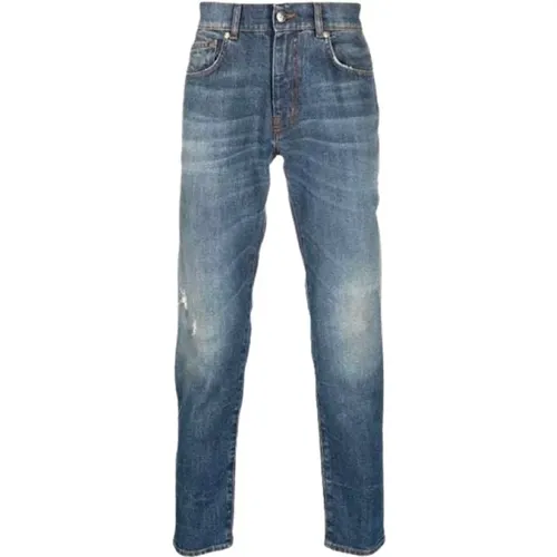 Slim-Fit Denim Jeans , Herren, Größe: W35 - John Richmond - Modalova