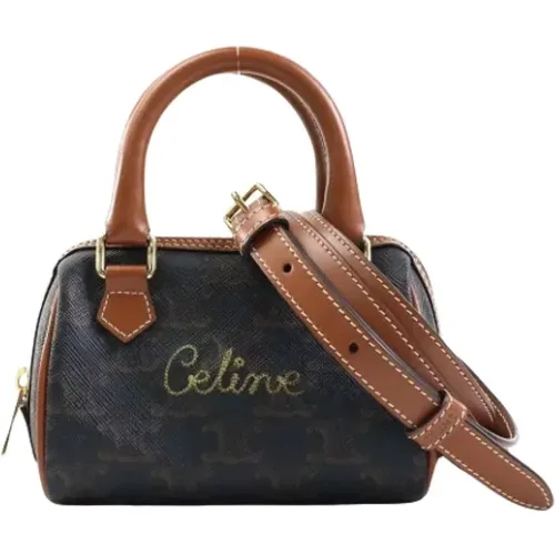 Pre-owned Handbags, female, , Size: ONE SIZE Pre-owned Leather celine-bags - Celine Vintage - Modalova