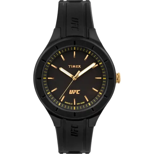 UFC Shogun Analog Watch Black , male, Sizes: ONE SIZE - Timex - Modalova