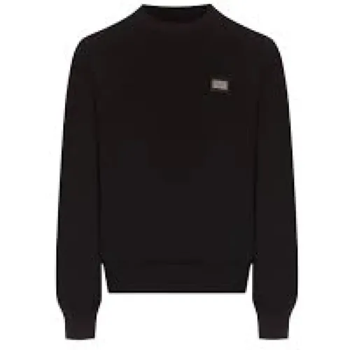 Schwarze Pullover für Männer - Dolce & Gabbana - Modalova