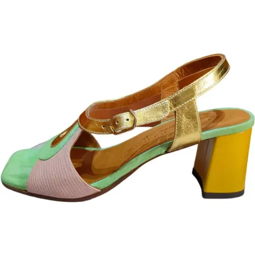 PinkGreen Lorvina High Heel Sandals , female, Sizes: 6 1/2 UK, 4 UK - Chie Mihara - Modalova