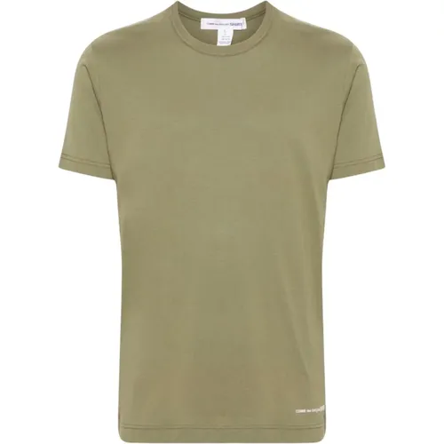 Khaki Tee Shirt , Herren, Größe: M - Comme des Garçons - Modalova