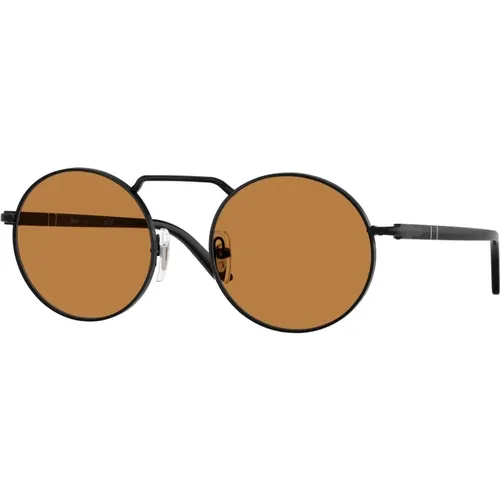 Stilvolle Sonnenbrille in Braunschattierung , unisex, Größe: 53 MM - Persol - Modalova