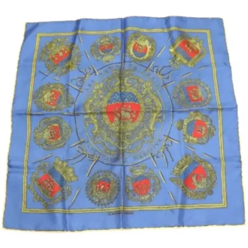 Pre-owned Scarves, female, , Size: ONE SIZE Pre-owned Silk scarves - Hermès Vintage - Modalova