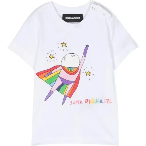 Kinder Multicolor Print T-shirt - Dsquared2 - Modalova