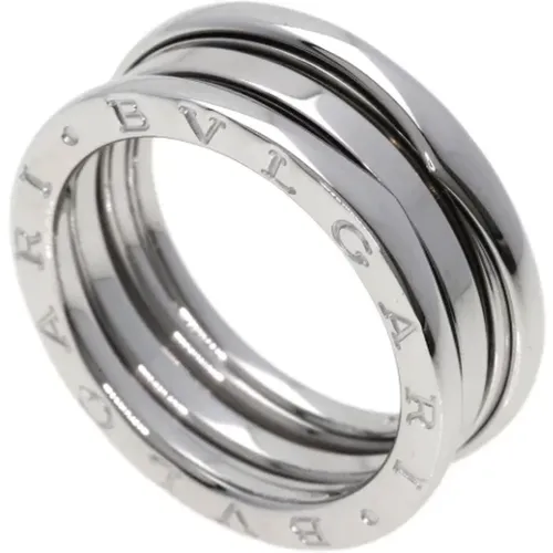 Pre-owned Jewellery, unisex, , Size: ONE SIZE Pre-owned White Gold rings - Bvlgari Vintage - Modalova