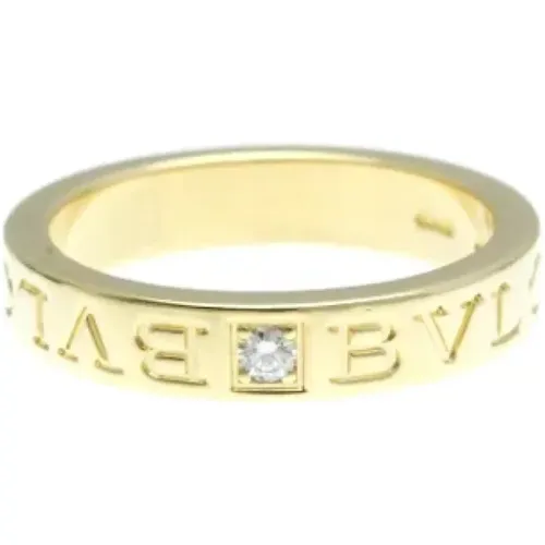 Pre-owned Gold rings , female, Sizes: ONE SIZE - Bvlgari Vintage - Modalova