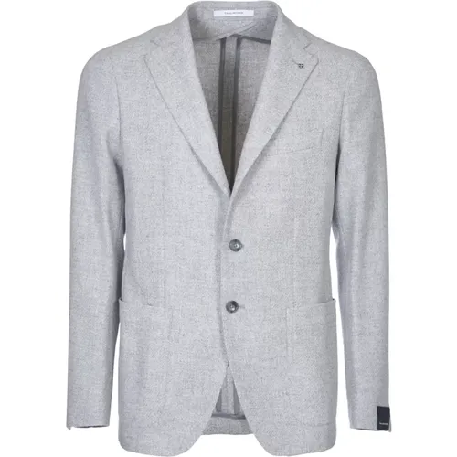 Blazers, male, , Size: L Deconstructed Jacket Double Vent - Tagliatore - Modalova