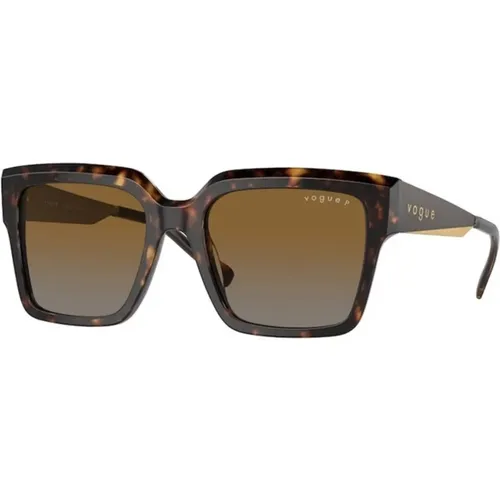 Gradient Polarized Sunglasses , unisex, Sizes: 54 MM - Vogue - Modalova