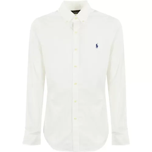 Cotton Slim Fit Shirt , male, Sizes: S, XL, 2XL, L - Ralph Lauren - Modalova