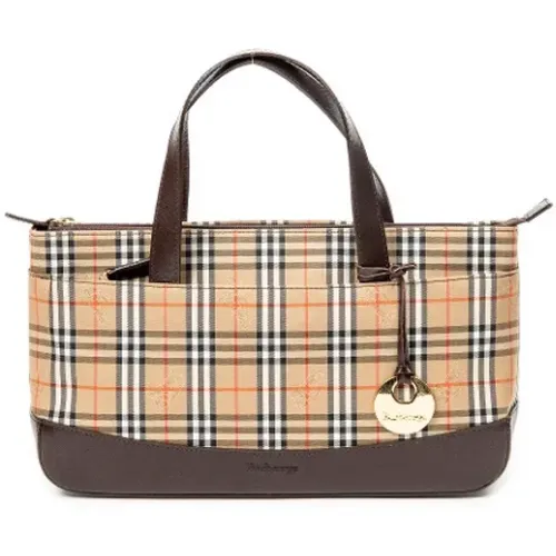 Pre-owned Tote Bags, female, , Size: ONE SIZE Pre-owned Canvas totes - Burberry Vintage - Modalova