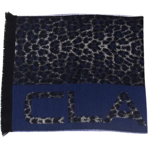 Winter Scarves, male, , Size: ONE SIZE Animalier Pattern Scarf Accessories - Cavalli Class - Modalova