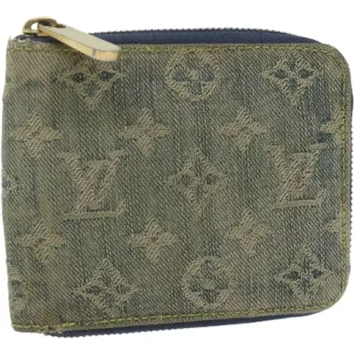 Pre-owned Denim wallets , female, Sizes: ONE SIZE - Louis Vuitton Vintage - Modalova