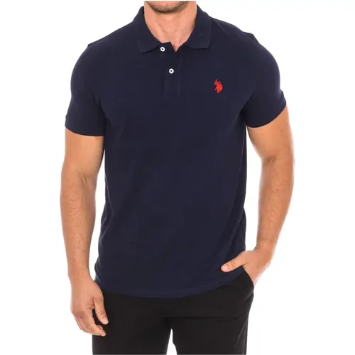 Poloshirt mit kurzen Ärmeln , Herren, Größe: S - U.S. Polo Assn. - Modalova