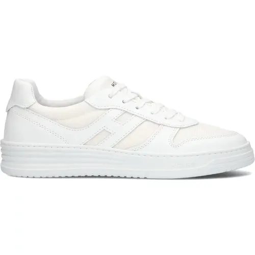 Leather Mesh Low Top Sneakers , male, Sizes: 6 UK, 7 UK, 8 UK, 11 UK, 10 UK, 9 UK - Hogan - Modalova