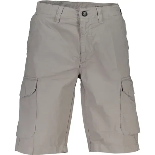 Casual Shorts, male, , Size: W32 Men's Bermuda Shorts Grey Regular Fit - North Sails - Modalova