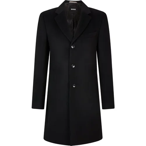 Single-Breasted Coats, male, , Size: 3XL H-Hyde Coat - Hugo Boss - Modalova