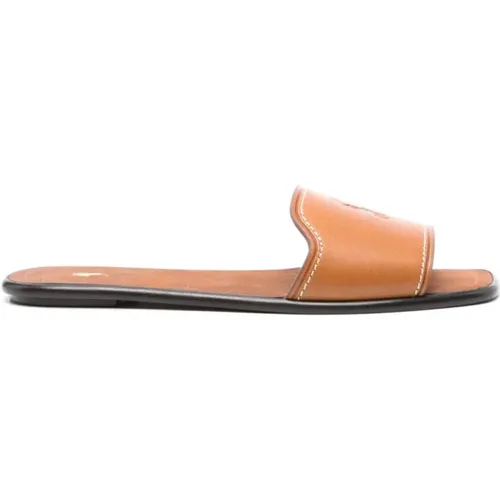 Leather Sandals , female, Sizes: 3 1/2 UK - Ralph Lauren - Modalova