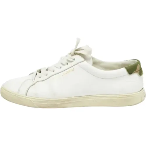 Pre-owned Sneakers, female, , Size: 10 US Pre-owned Leather sneakers - Yves Saint Laurent Vintage - Modalova