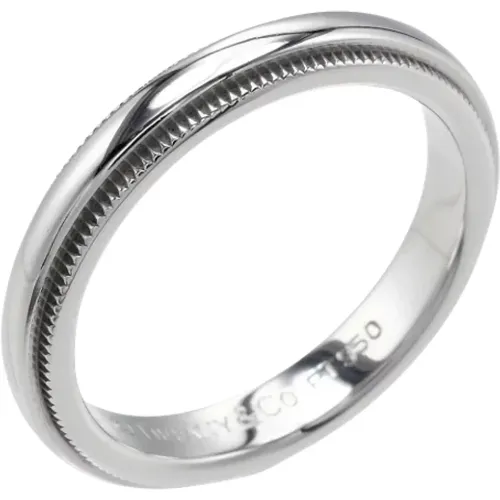 Pre-owned Jewellery, female, , Size: ONE SIZE Pre-owned Platinum rings - Tiffany & Co. Pre-owned - Modalova