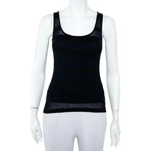 Pre-owned Tops, female, , Size: S Pre-owned Knit tops - Armani Pre-owned - Modalova