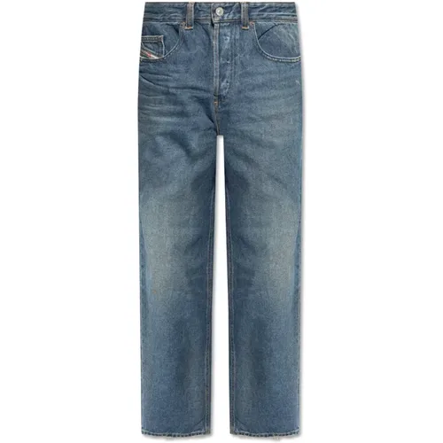 Straight Jeans, male, , Size: W31 Jeans 2001 D-Macro L.30 - Diesel - Modalova