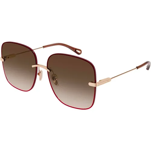 Sunglasses Ch0134S , female, Sizes: 61 MM - Chloé - Modalova