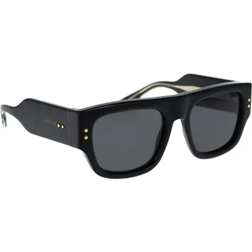 Klassische Sonnenbrille für Männer , Herren, Größe: 54 MM - Gucci - Modalova