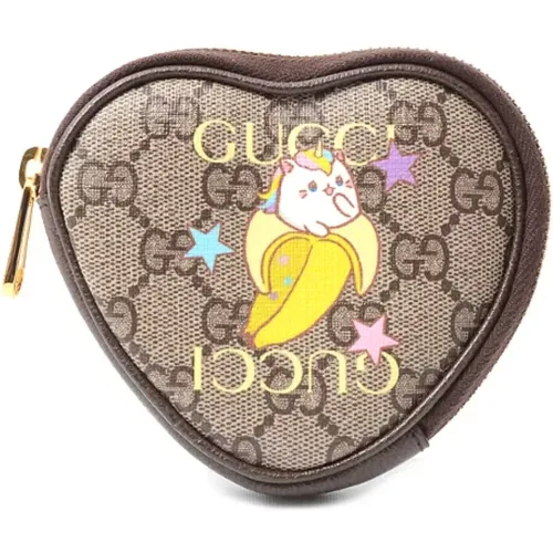 Pre-owned Wallets, female, , Size: ONE SIZE Pre-owned Canvas wallets - Gucci Vintage - Modalova