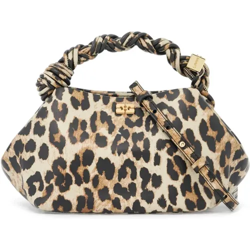 Handtasche aus Animal-Print-Leder - Ganni - Modalova