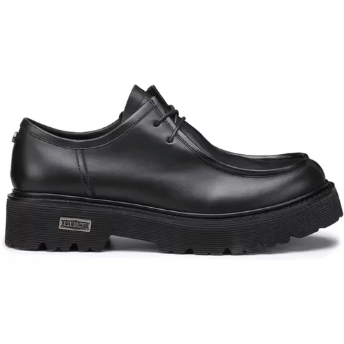 Schwarze flache Schuhe für Herren , Herren, Größe: 45 EU - Cult - Modalova