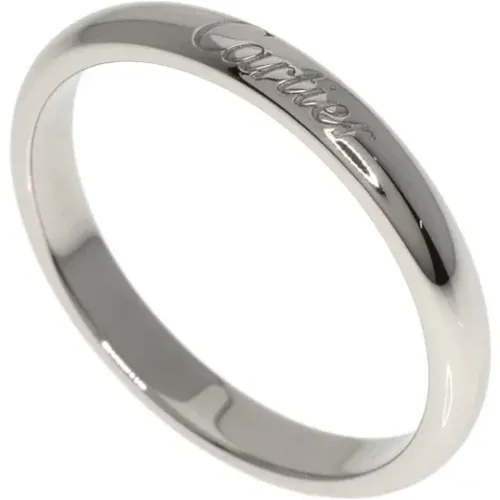 Pre-owned Jewellery, female, , Size: ONE SIZE Pre-owned Platinum rings - Cartier Vintage - Modalova