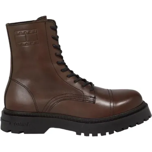 Bota Casual boot Tommy Jeans , male, Sizes: 9 UK, 10 UK, 7 UK, 12 UK, 11 UK, 8 UK, 6 UK - Tommy Hilfiger - Modalova