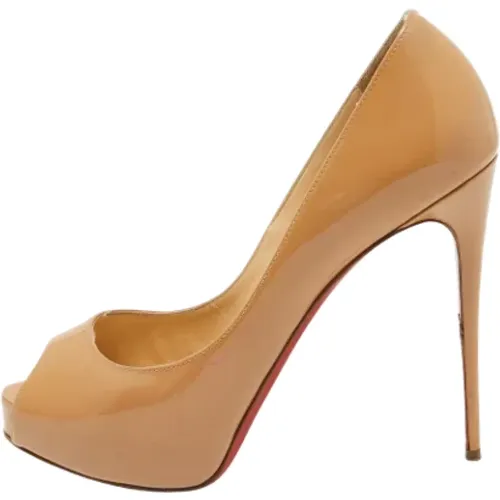 Pre-owned Leather heels , female, Sizes: 5 UK - Christian Louboutin Pre-owned - Modalova