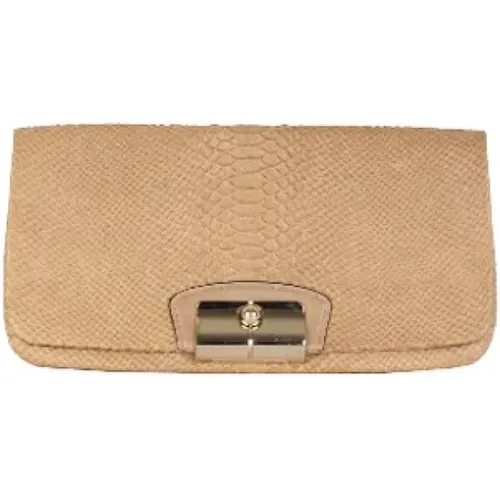 Pre-owned Clutches, female, , Size: ONE SIZE Pre-owned Leather clutches - Coach Pre-owned - Modalova