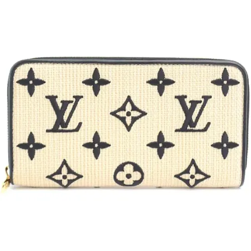 Pre-owned Cotton wallets , female, Sizes: ONE SIZE - Louis Vuitton Vintage - Modalova