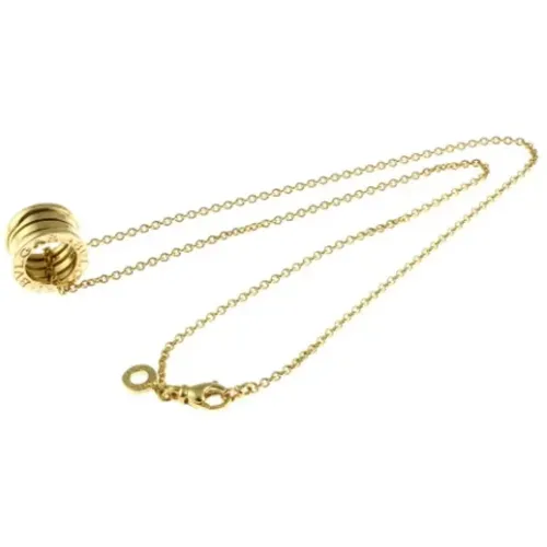 Pre-owned Jewellery, female, , Size: ONE SIZE Pre-owned Gold necklaces - Bvlgari Vintage - Modalova