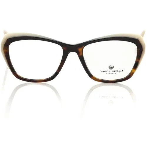 Stilvolle Cat Eye Brillen mit Schildkrötenmuster - Frankie Morello - Modalova