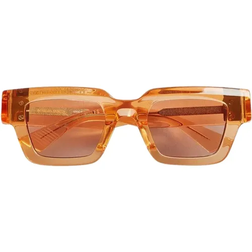 Quadratische Sonnenbrille mit Goldener Metallverzierung , Damen, Größe: ONE Size - Bottega Veneta - Modalova
