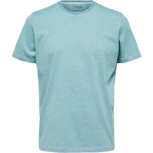 Zeitloses Melange T-Shirt - Selected Homme - Modalova