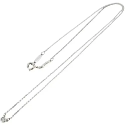 Pre-owned Jewellery, female, , Size: ONE SIZE Pre-owned Silver necklaces - Tiffany & Co. Pre-owned - Modalova